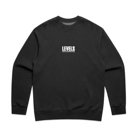 LEVELS - IRON SHARPENS IRON CREWNECK
