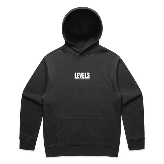 LEVELS - IRON SHARPENS IRON HOOD